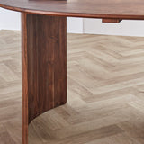 Eettafel Yves Walnut Finish Dimehouse Bruin LxBxH 225x115x9 Acaciahout Sfeerfoto detail