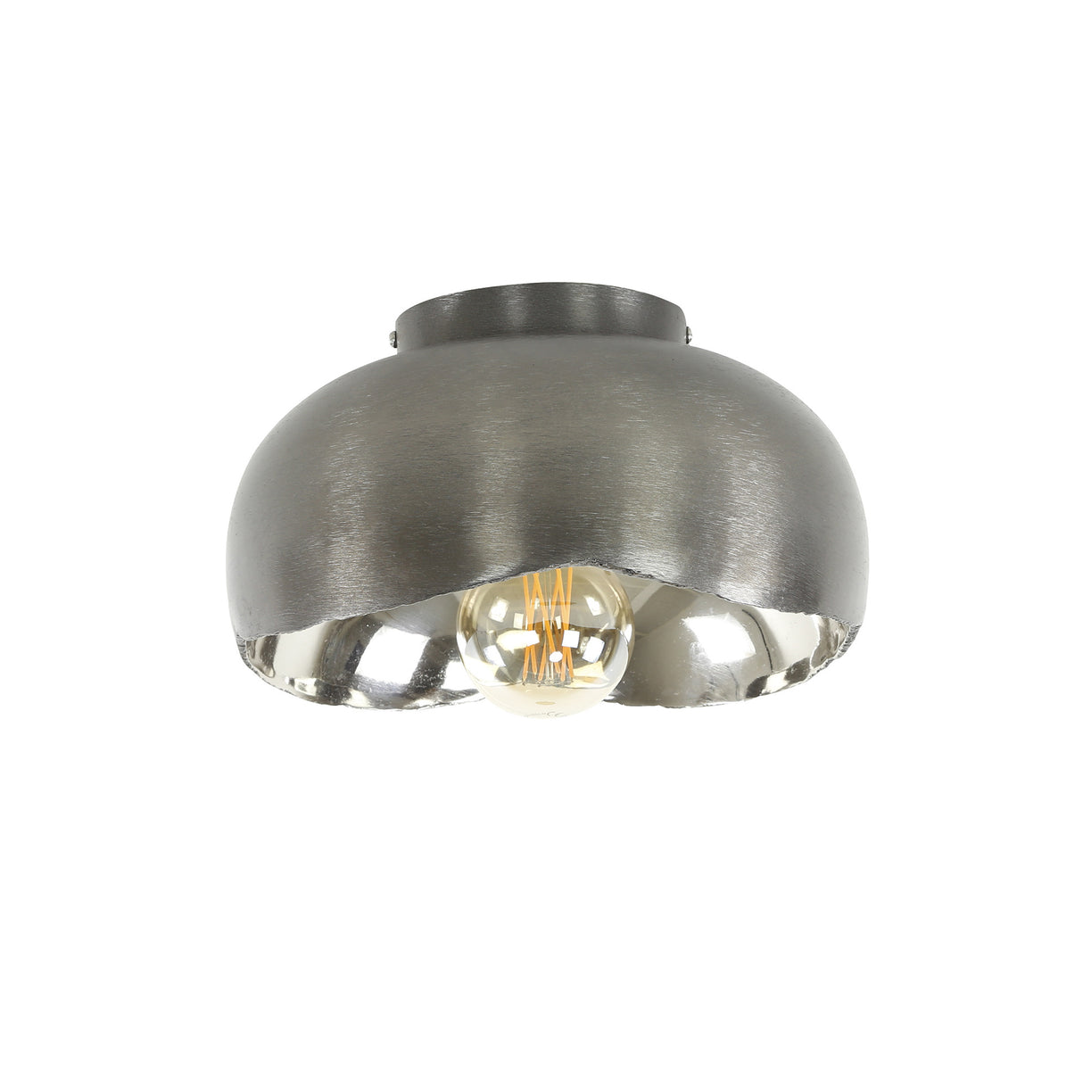 Plafondlamp Jame DH Interior Zwart LxBxH 36x36x23 Nikkel Witfoto vooraanzicht