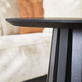 Salontafel Rory Zwart Dimehouse Zwart LxBxH 62x45x45 Acaciahout Sfeerfoto detail