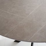 Eettafel Yuna Grey Dimehouse Grijs LxBxH 141x141x11 Sintered stone Sfeerfoto detail