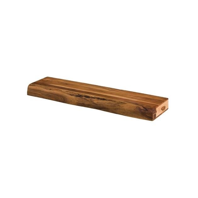 Wandplank Youri DH Interior Acacia Acaciahout Witfoto schuin vooraanzicht